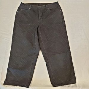 Liz Claiborne black capris
